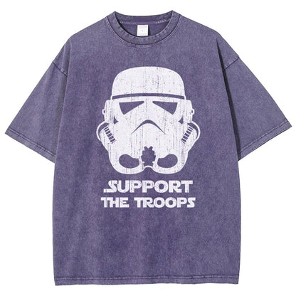 Support The Troops Vintage Distressed T-shirt