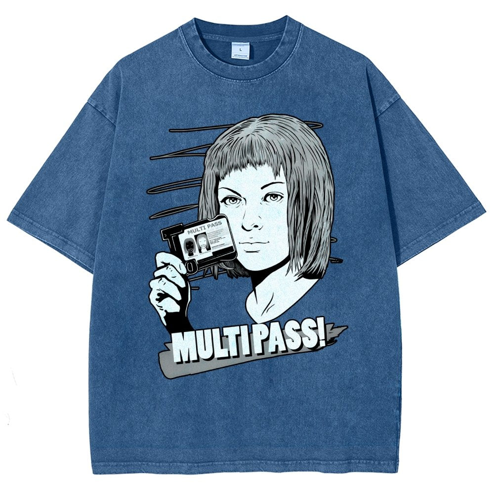 MULTIPASS! Vintage Distressed T-shirt
