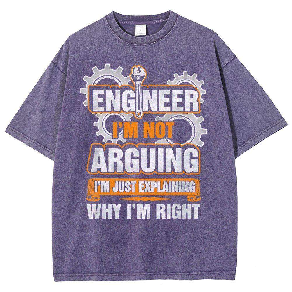 I'm Not Arguing Im Just Explaining Why I Am Right Vintage Distressed T-shirt