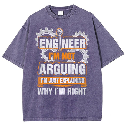 I'm Not Arguing Im Just Explaining Why I Am Right Vintage Distressed T-shirt