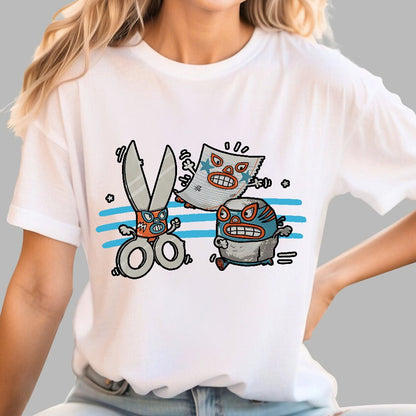 Rock, Paper, Scissor Geek T-Shirt