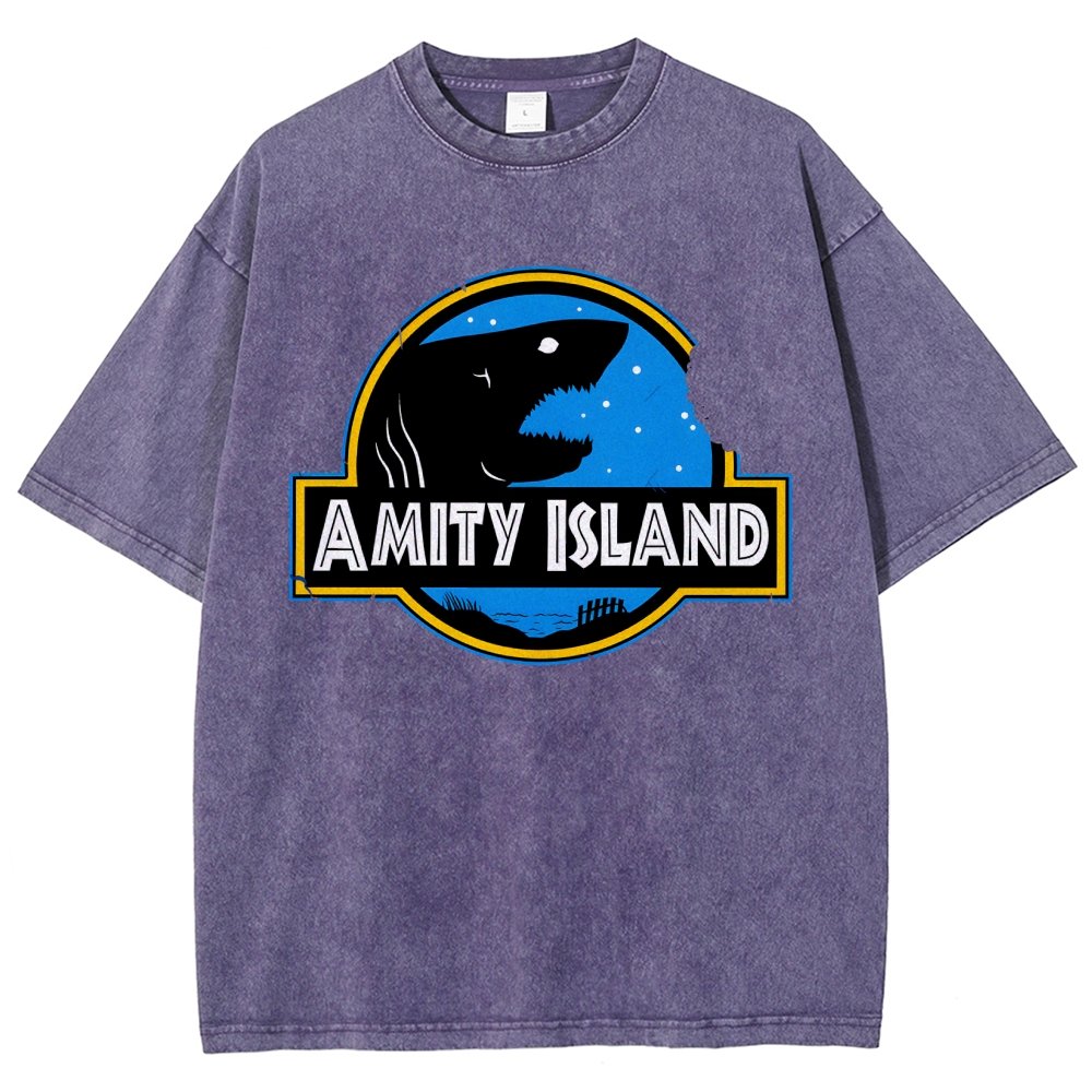 Seaside Town Vintage Distressed T-shirt