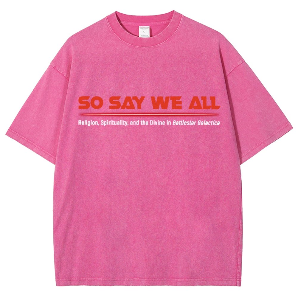 So Speak We All Vintage Distressed T-shirt