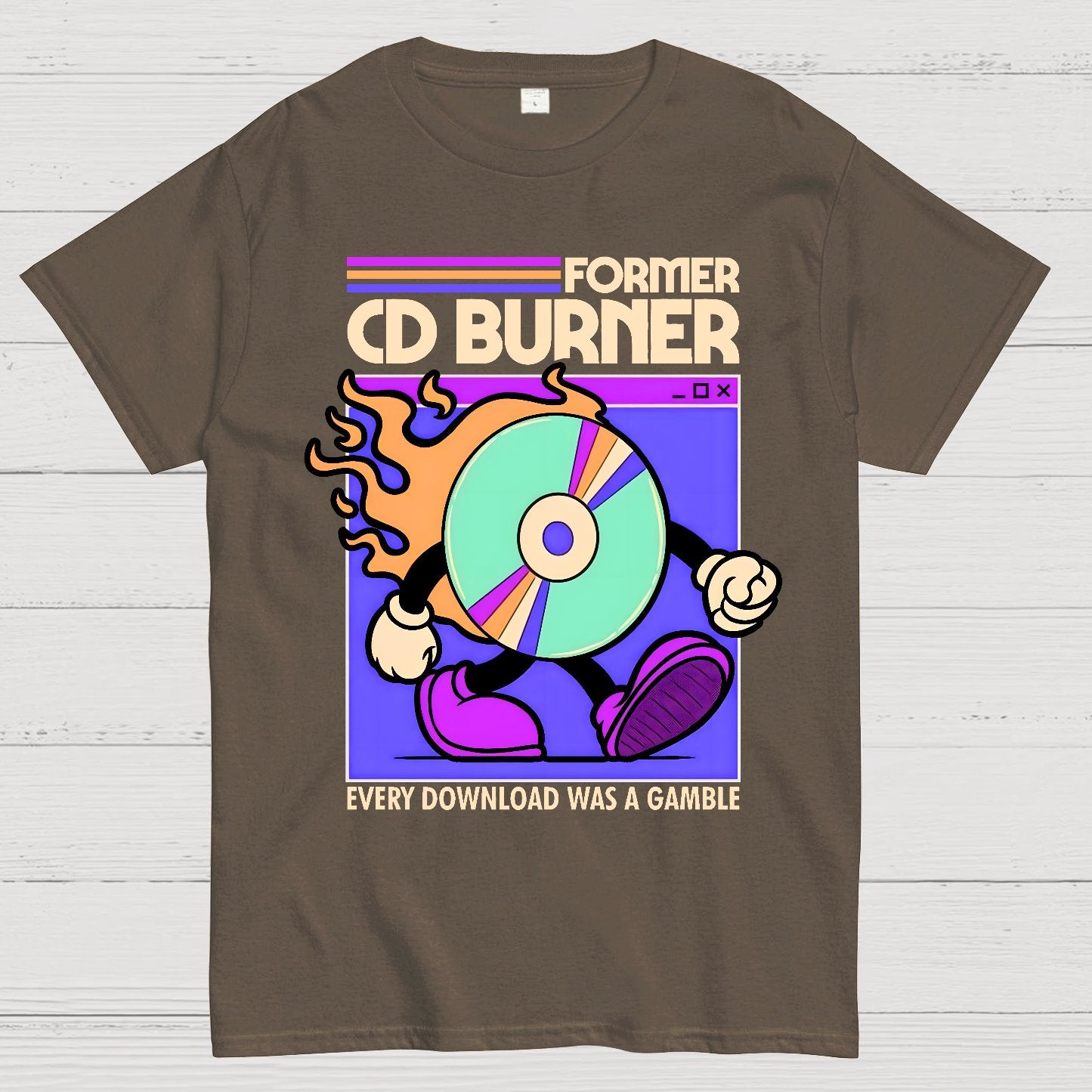 Former Cd Burner Geek T-Shirt