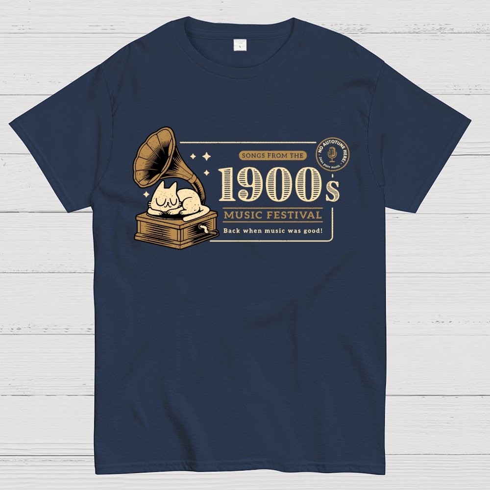 1900s Music Festival Unisex Geek T-Shirt