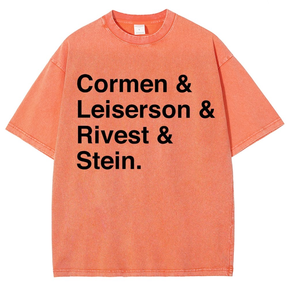 CLRS Algorithms Vintage Distressed T-shirt