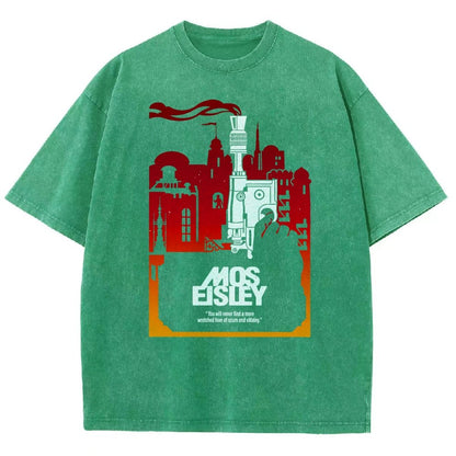 Galactic Streets Vintage Distressed T-shirt