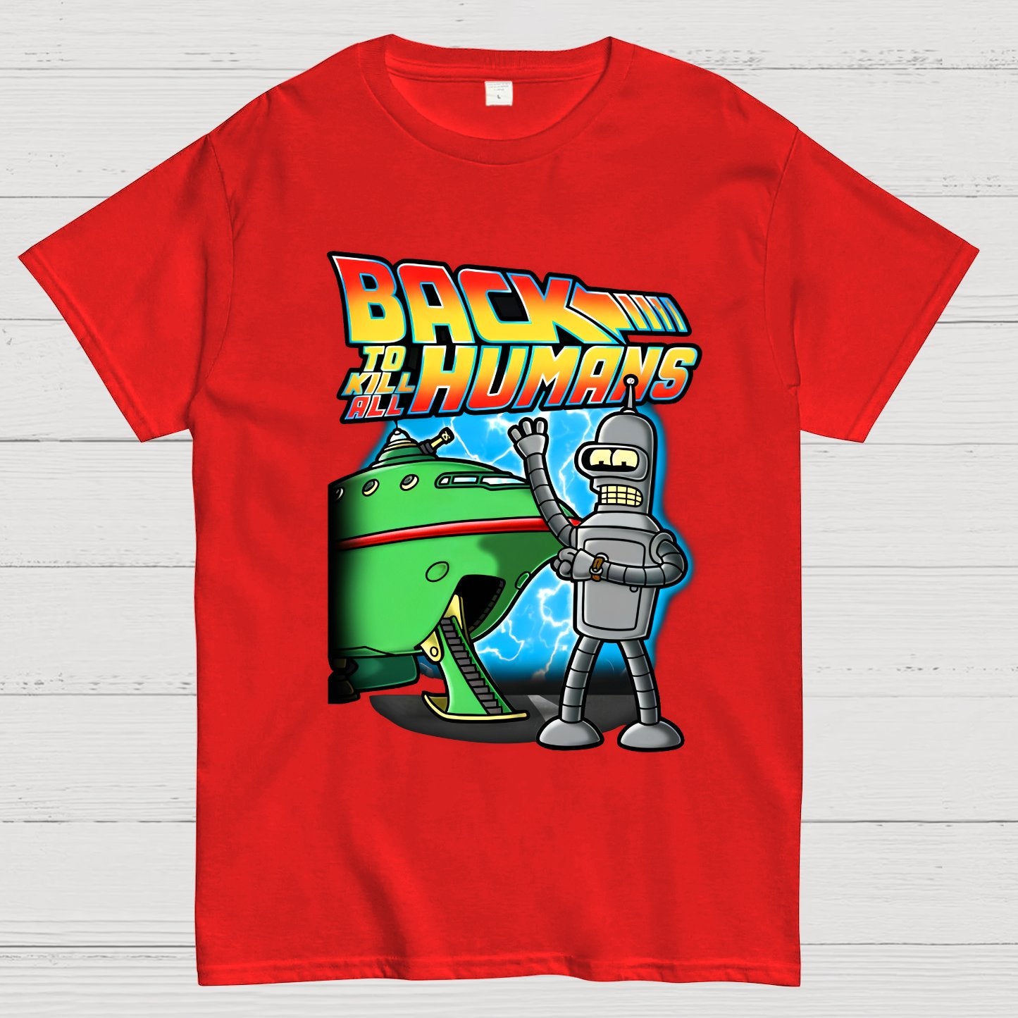 Back To Kill All Humans Nerdy T-Shirt