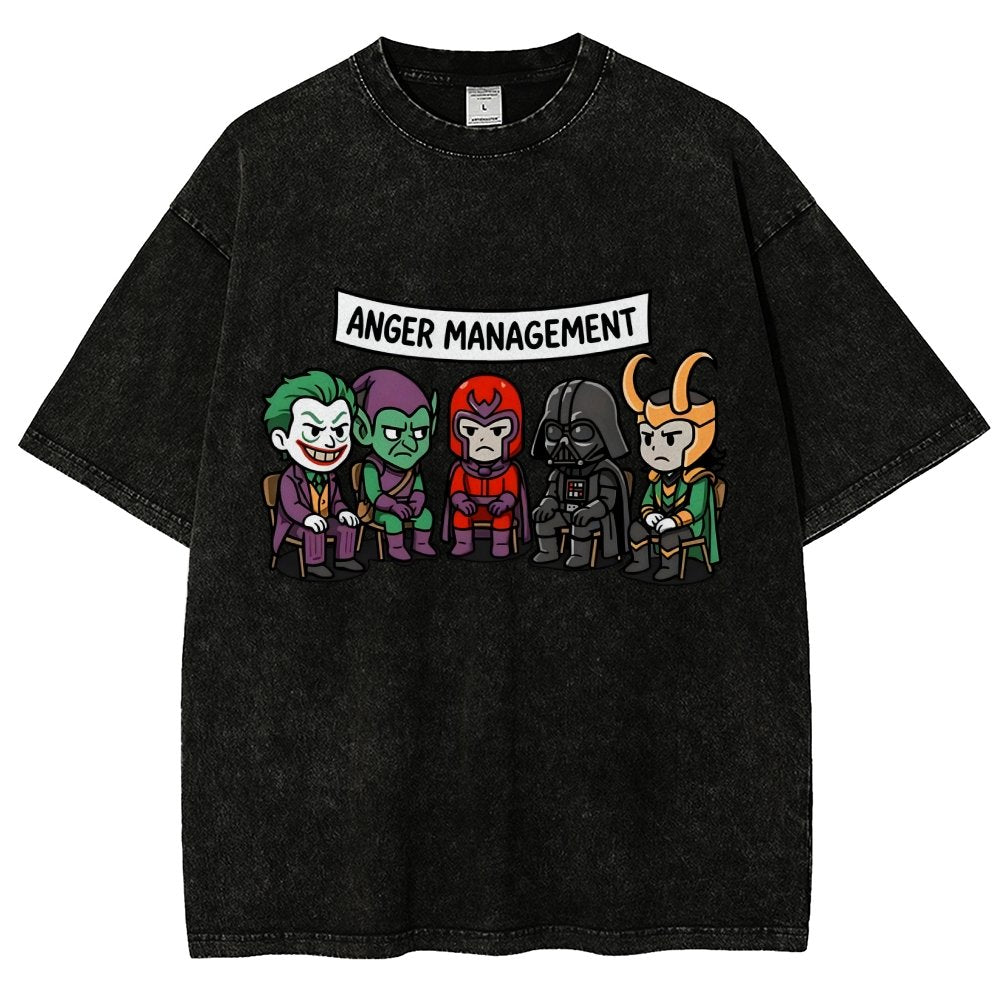 Anger Management Vintage Distressed T-shirt