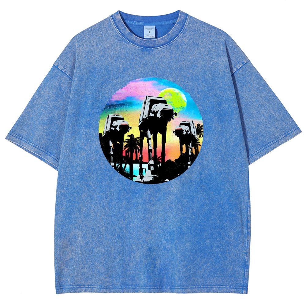 Retro Walker Adventure Vintage Distressed T-shirt