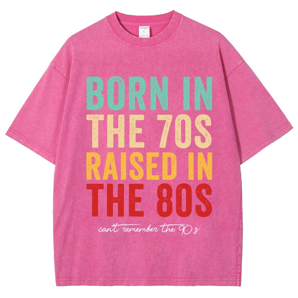 Raised In The 80s Vintage Distressed T-shirt