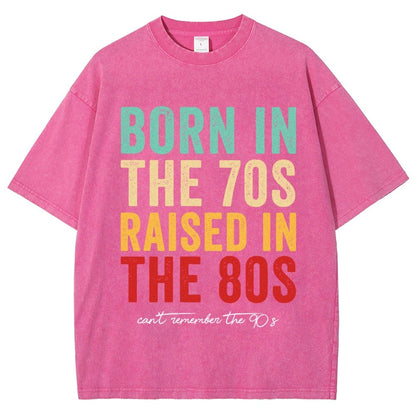 Raised In The 80s Vintage Distressed T-shirt