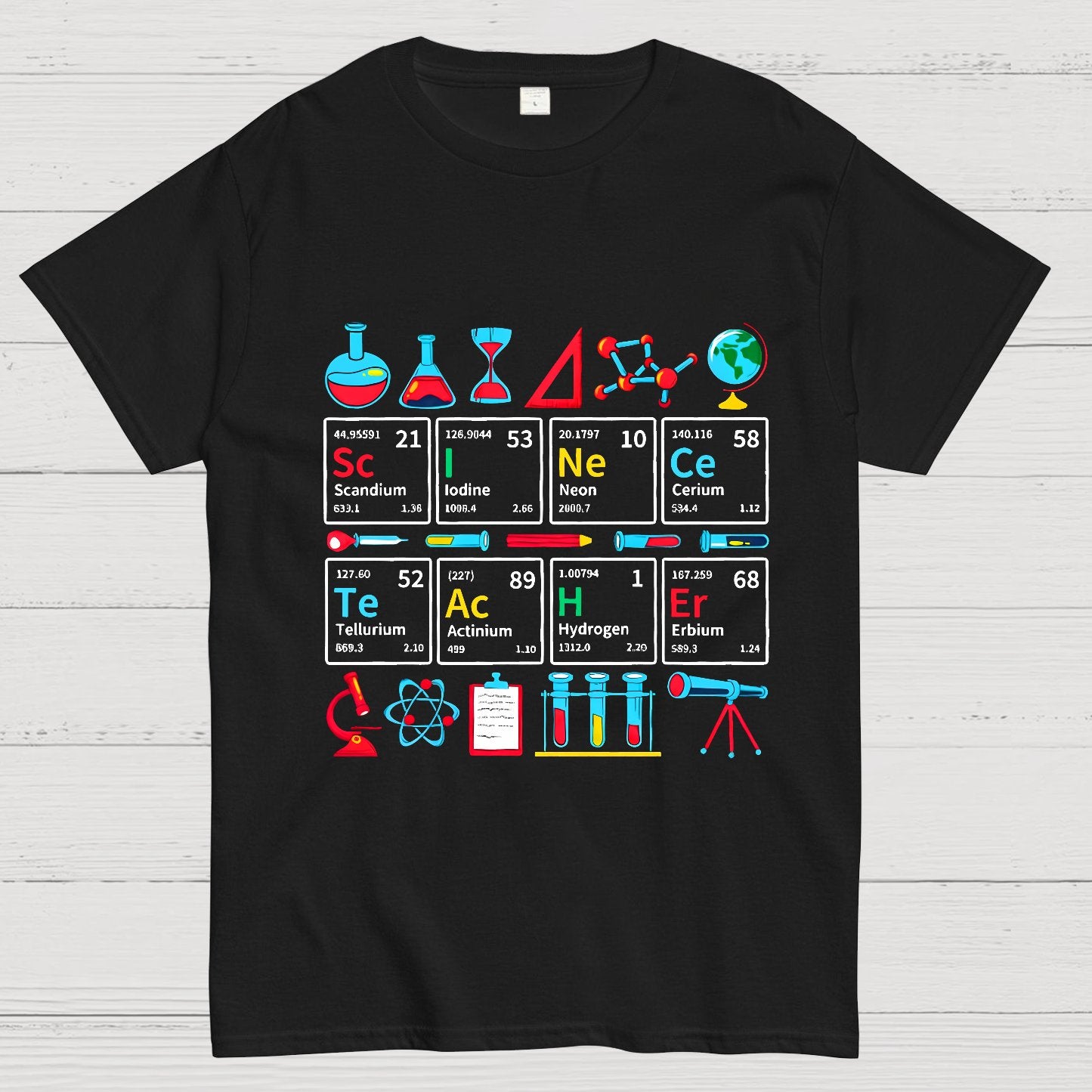 Science Teacher Vintage Geeky T-Shirt