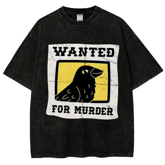 Crows Wanted Vintage Distressed T-shirt