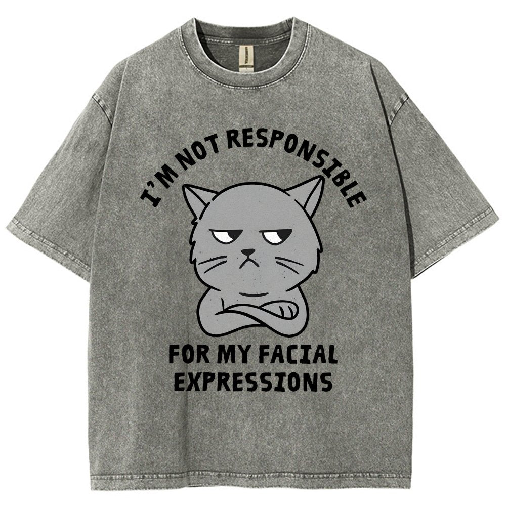 My Facial Expressions Vintage Distressed T-shirt