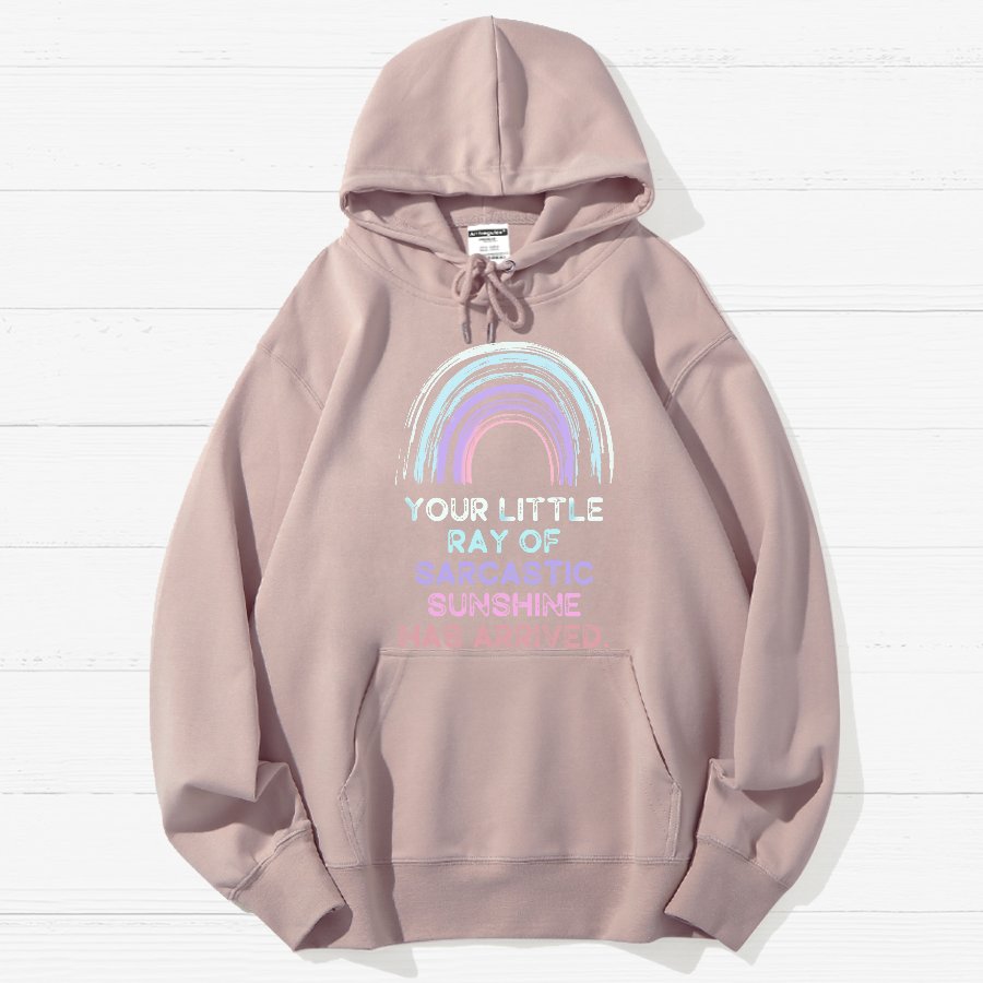 Your Little Ray of Sarcastic Sunshine Has Arrived  Geek Cotton Hoodie