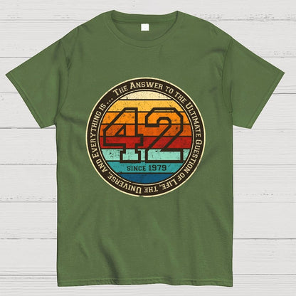 42 Life The Universe And Everything Geek T-Shirt