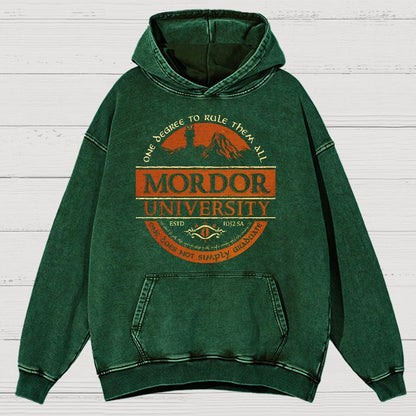 Graduation Is Not An Easy Thing Vintage Distressed Hoodie