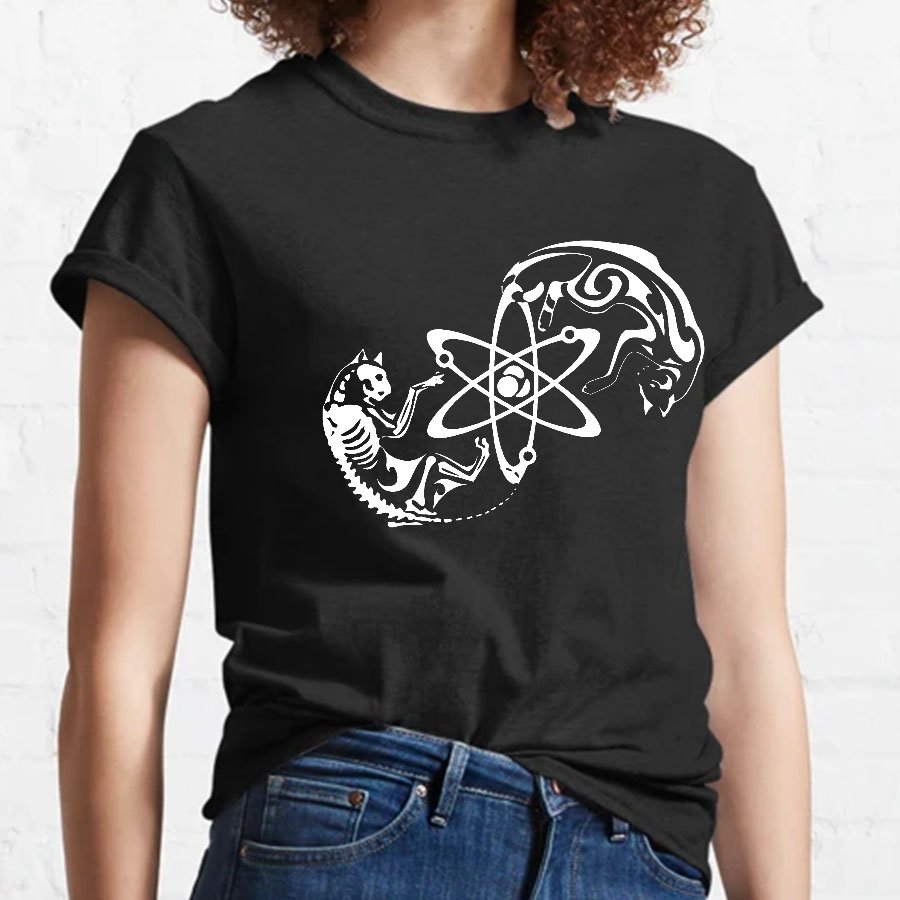 Science Cat Geek Geeky T-Shirt