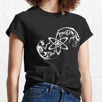 Science Cat Geek Geeky T-Shirt