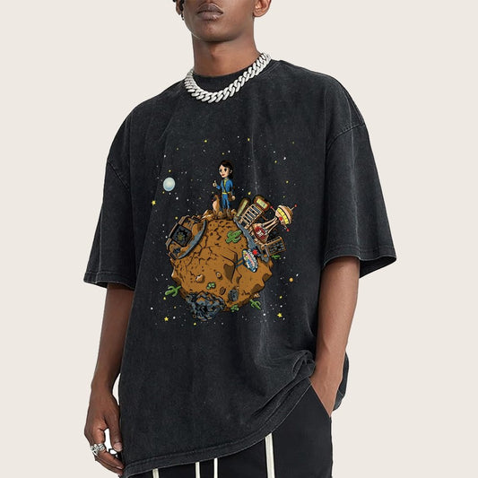 Le Okey Dokey Vintage Distressed T-shirt