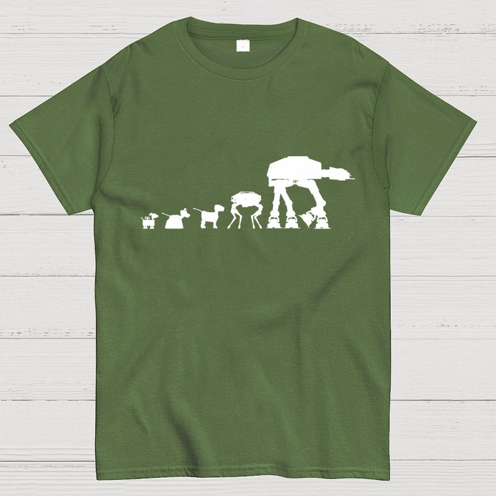 Machine Evolution Theory Selective Breeding Geek T-Shirt