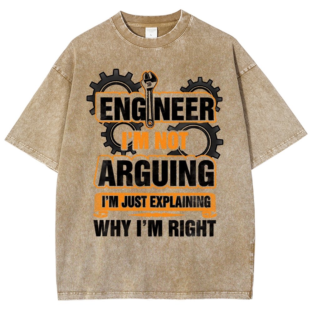 I'm Not Arguing Im Just Explaining Why I Am Right Vintage Distressed T-shirt