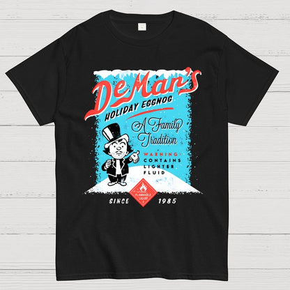 Charles DeMar's Eggnog with Lighter Fluid Geek T-Shirt