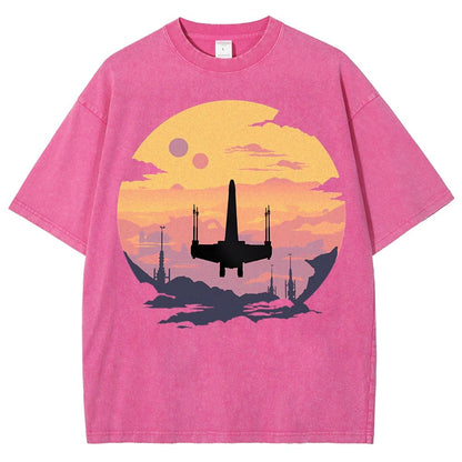 Rogue Fighter Vintage Distressed T-shirt