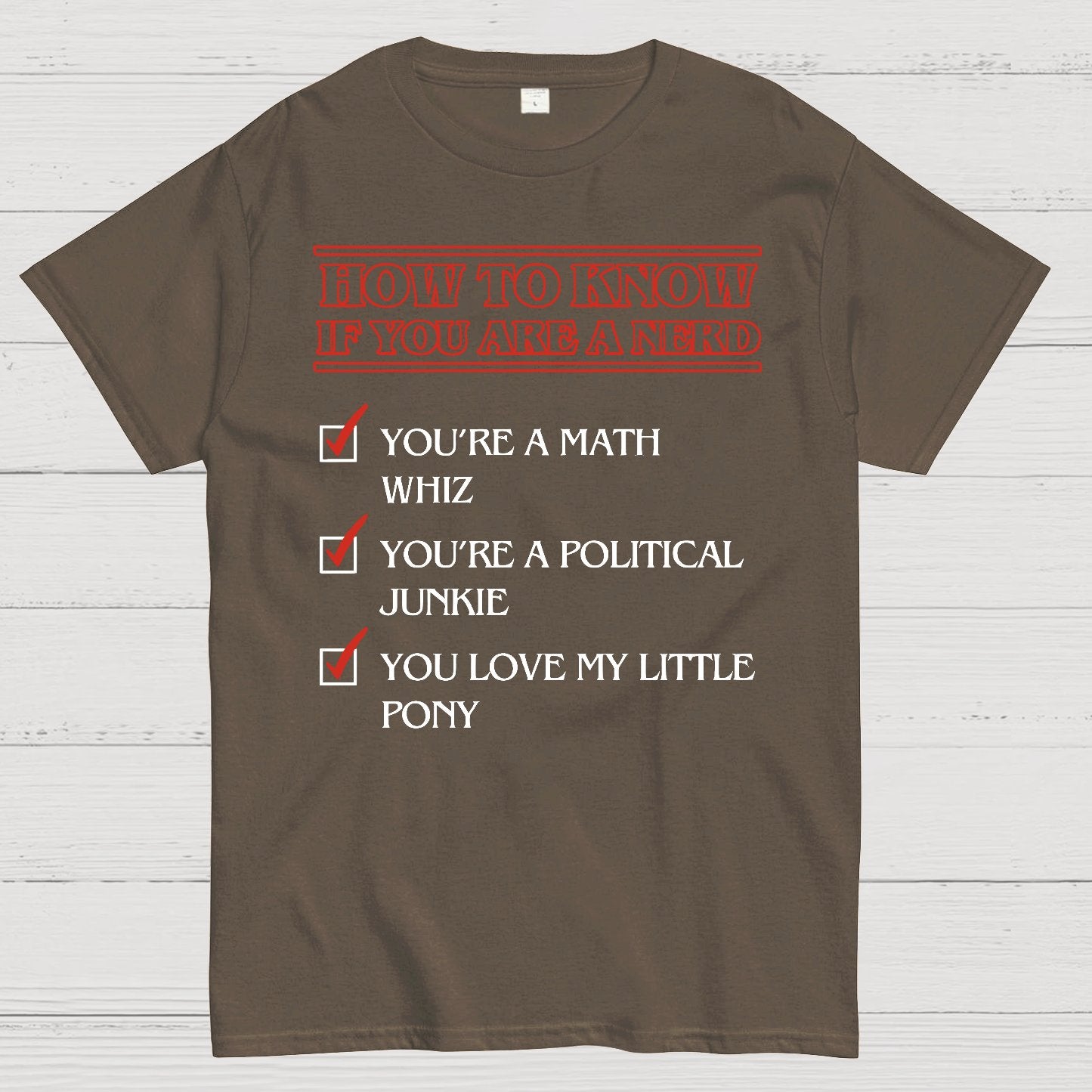 Nerd Checklist T-Shirt