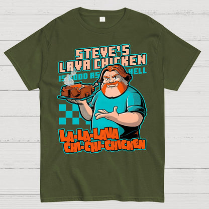 Steve's Lava Chicken Geek T-Shirt