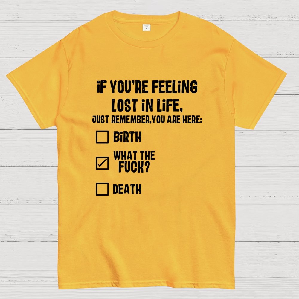Life Checkpoint ：You Are Here Geek T-Shirt