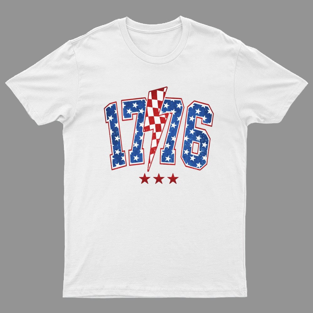 1776 America 4th of July Nerdy T-Shirt