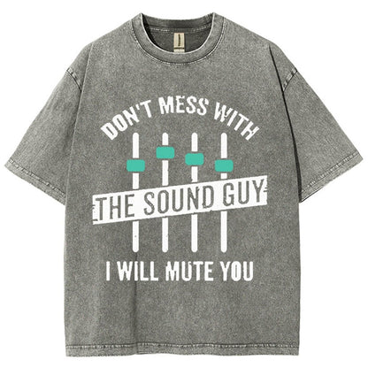 I Will Mute You Vintage Distressed T-shirt