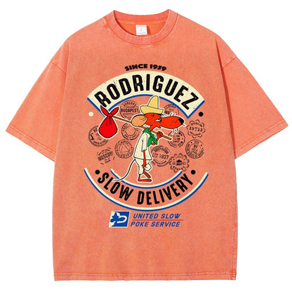 Slowpoke Delivery Service Vintage Distressed T-shirt