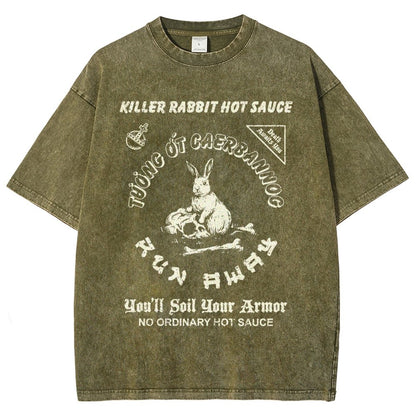 Killer Rabbit Hot Sauce Vintage Distressed T-shirt