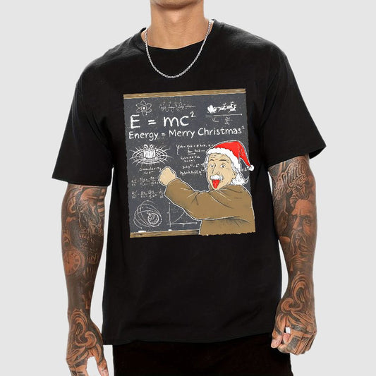 E = Merry Christmas² Geek T-Shirt