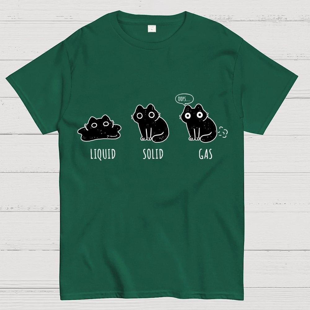 States of Cat Geek T-Shirt