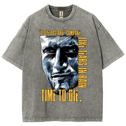 Time To Die Vintage Distressed T-shirt