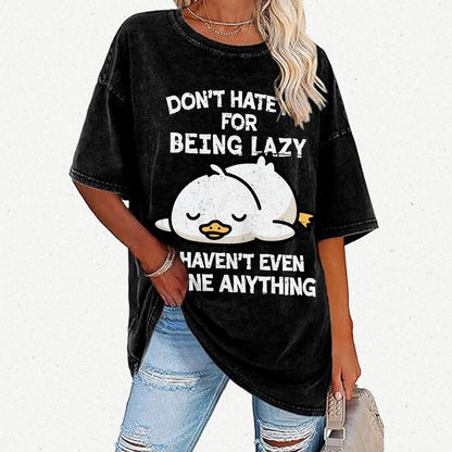 Duck Done Nothing Vintage Distressed T-shirt