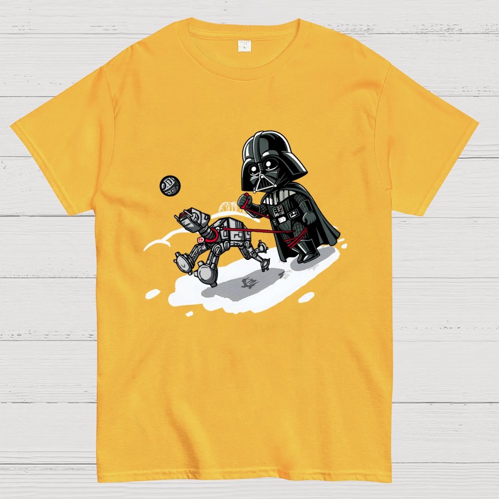 Even the strongest villain needs to walk his dog. Geek T-Shirt