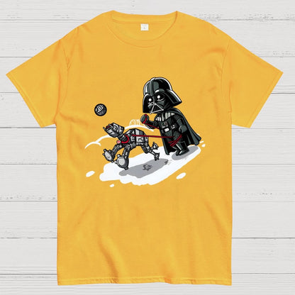 Even the strongest villain needs to walk his dog. Geek T-Shirt