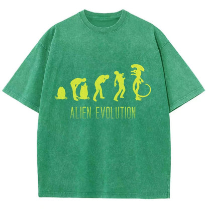 Mystery Creature Evolution Vintage Distressed T-shirt