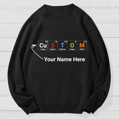 Funny Chemistry Geek Cotton Sweatshirt