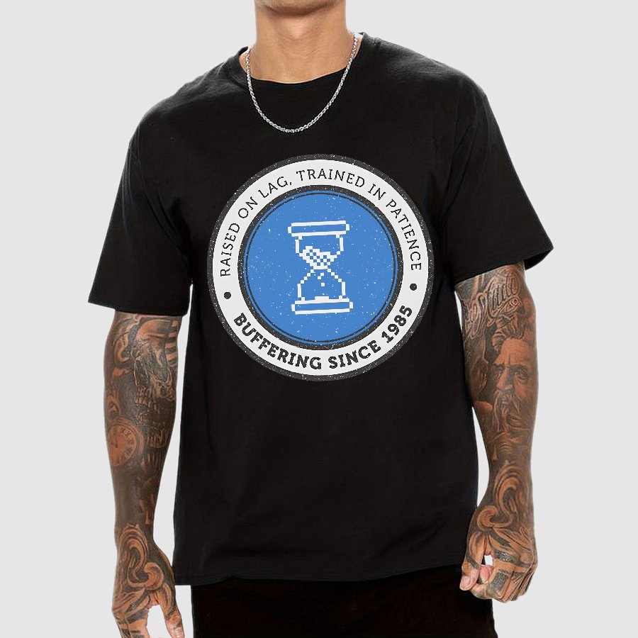 Raised on Lag Geek T-Shirt
