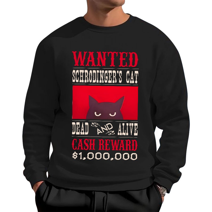 Schrodinger's Cat Geek Cotton Sweatshirt