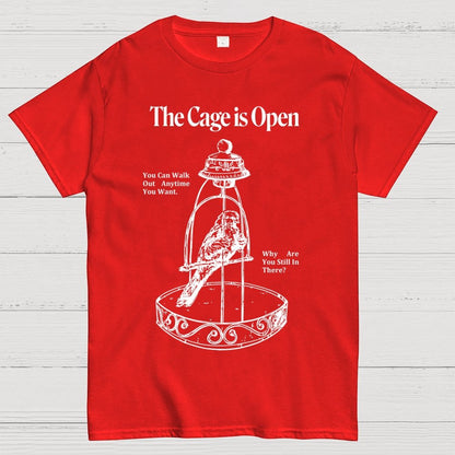 Bird in a cage Geek T-Shirt