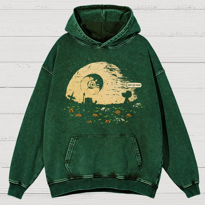 That's No Pumpkin Vintage Distressed Hoodie