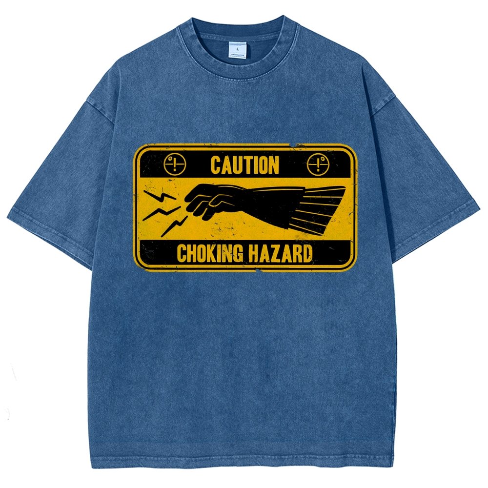Choke Hazard Vintage Distressed T-shirt