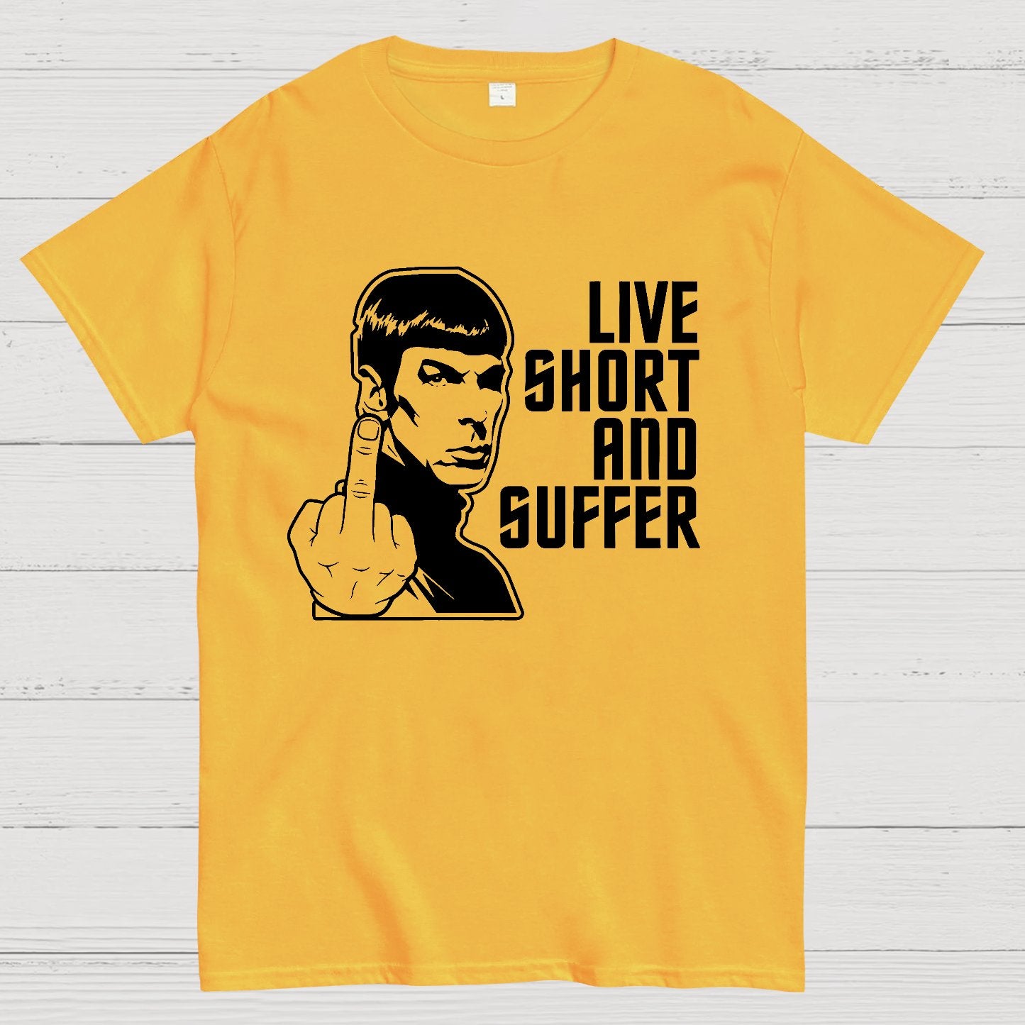 Live Short and Suffer Geek T-Shirt